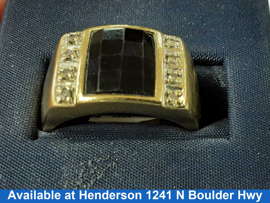 Men's Ring - Yellow Gold 10k (.417) 7.7 grams Size 8.5