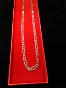 Figaro Chain - Tricolor Gold 14k (.585) 11.3 grams 22 inch