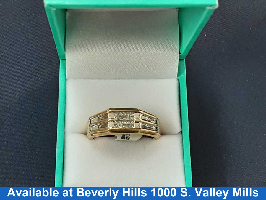 Men's Ring - Yellow Gold 10k (.417) 5.1 grams Size 12
