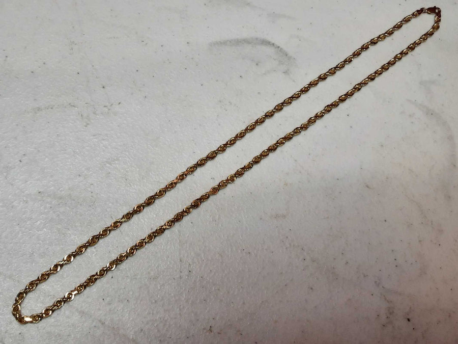 Rope Chain - Yellow Gold 14k (.585) 22.8 grams 22 inch