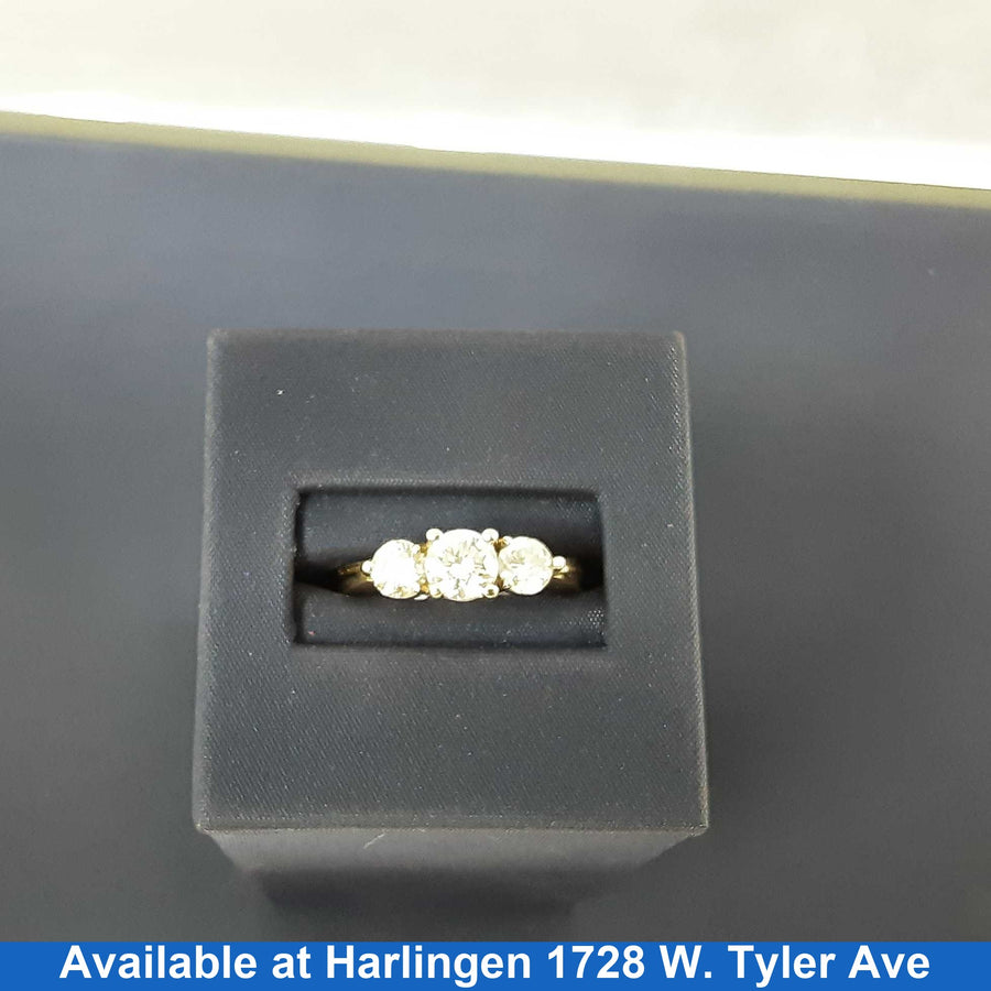 Ring - Wedding Band - Yellow Gold 18k (.750) 5.4 grams Size 4.5