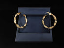 Hoop Earrings - Yellow Gold 14k (.585) 5.5 grams
