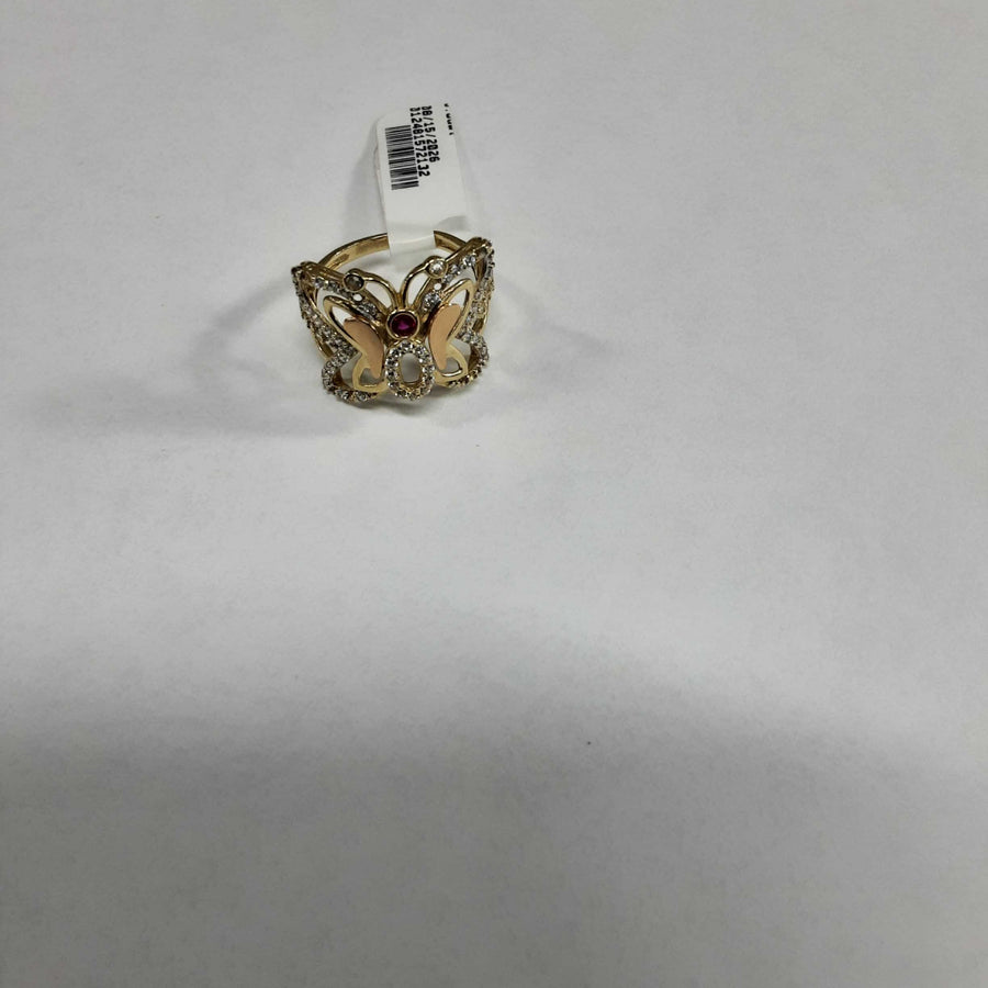 Women's Ring - Yellow Gold 14k (.585) 3.3 grams Size 7
