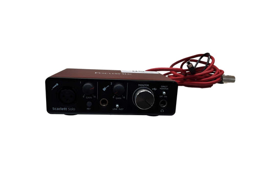 Focusrite Scarlet Solo Red Classic Audio Interface