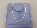 Fox Tail Chain - Yellow Gold 14k (.585) 21 grams 26 inch