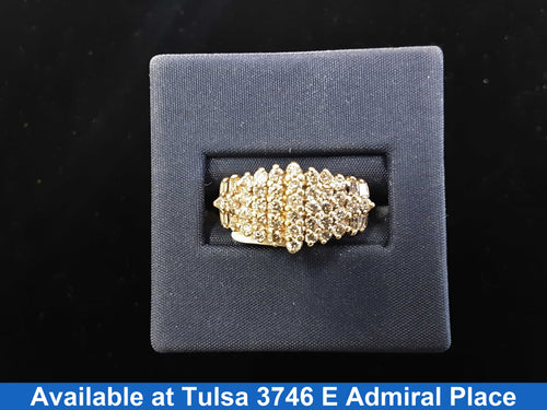 Women's Ring - Yellow Gold 14k (.585) 4.8 grams Size 7
