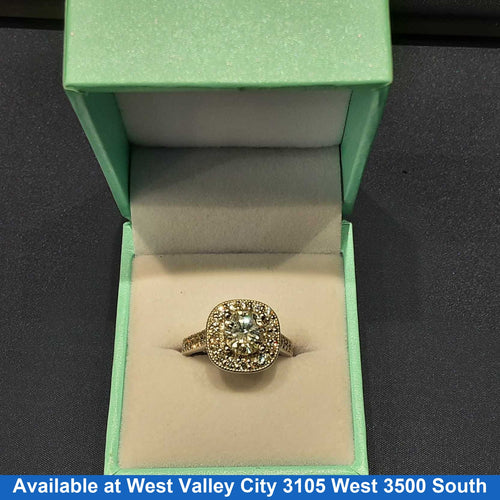 Ring - Engagement Set - White Gold 14k (.585) 5.3 grams Size 20