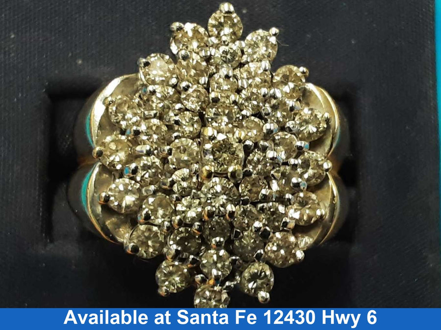 Women's Ring - Yellow Gold 14k (.585) 9.6 grams Size 9