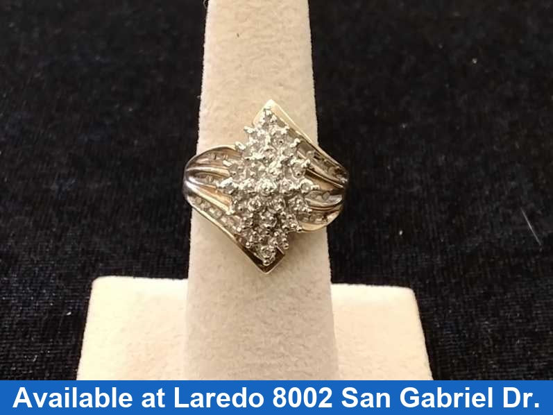 Women's Ring - Yellow Gold 10k (.417) 5.3 grams Size 8
