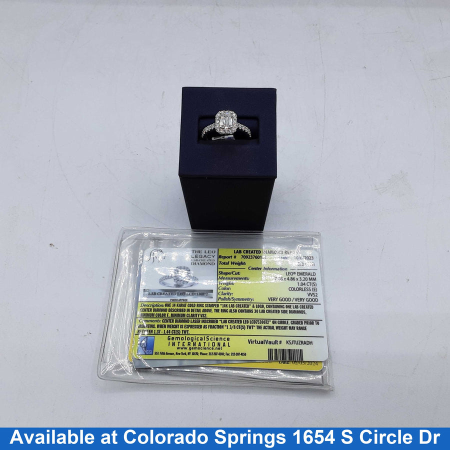 Women's Ring - White Gold 14k (.585) 4.3 grams Size 7