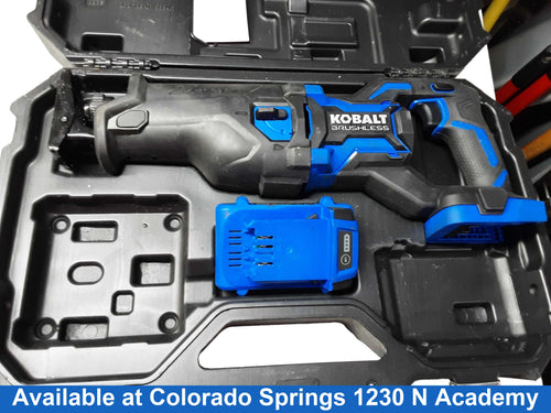 Kobalt Kxrs 124b-03 Blue Cordless Reciprocating Saw