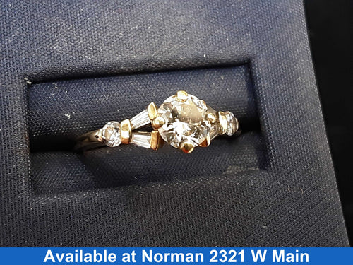 Women's Ring - Anniversary - Yellow Gold 14k (.585) 2.3 grams Size 6.5