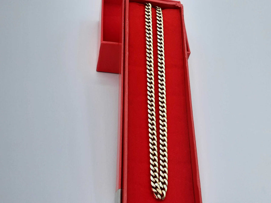 Cuban Link Chain - Yellow Gold 10k (.417) 17.7 grams 16 inch