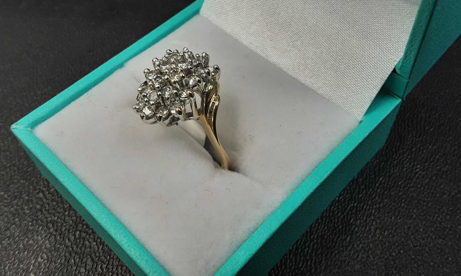 Women's Ring - Yellow Gold 14k (.585) 4.9 grams Size 7.5