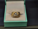 Men's Ring - Yellow Gold 18k (.750) 5.5 grams Size 6.5