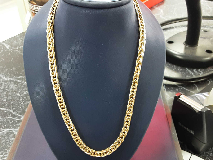 Cuban Link Chain - Yellow Gold 10k (.417) 19 grams 24 inch