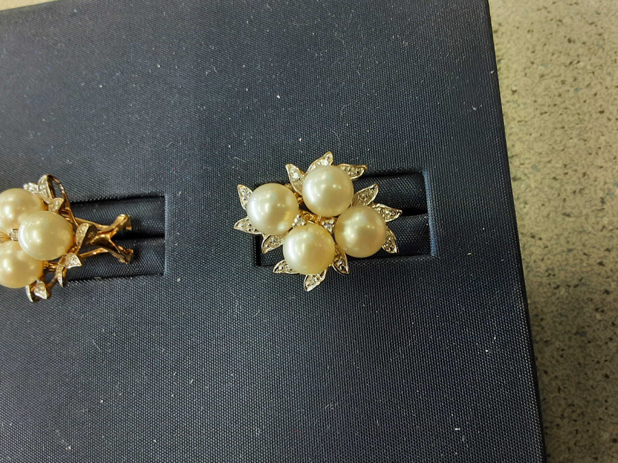 Earrings - Yellow Gold 14k (.585) 9.1 grams
