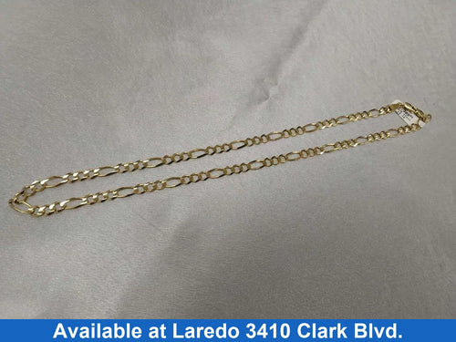 Figaro Chain - Yellow Gold 10k (.417) 13.1 grams 20 inch