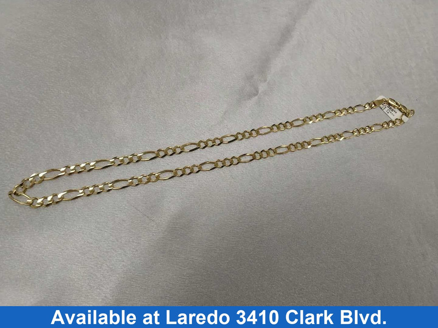 Figaro Chain - Yellow Gold 10k (.417) 13.1 grams 20 inch