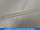 Figaro Chain - Yellow Gold 10k (.417) 13.1 grams 20 inch