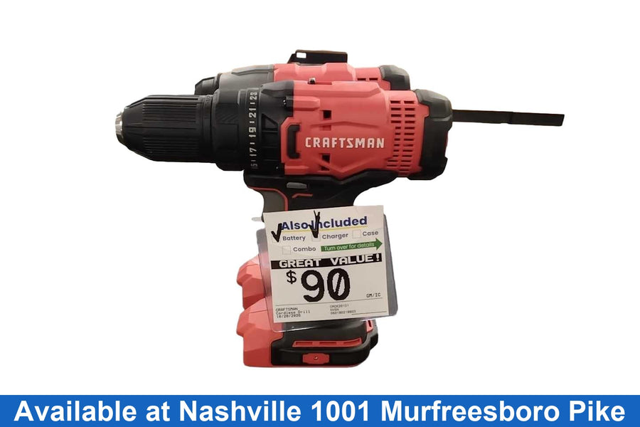 Craftsman Cmck201d1 Red Cordless Standard Drill