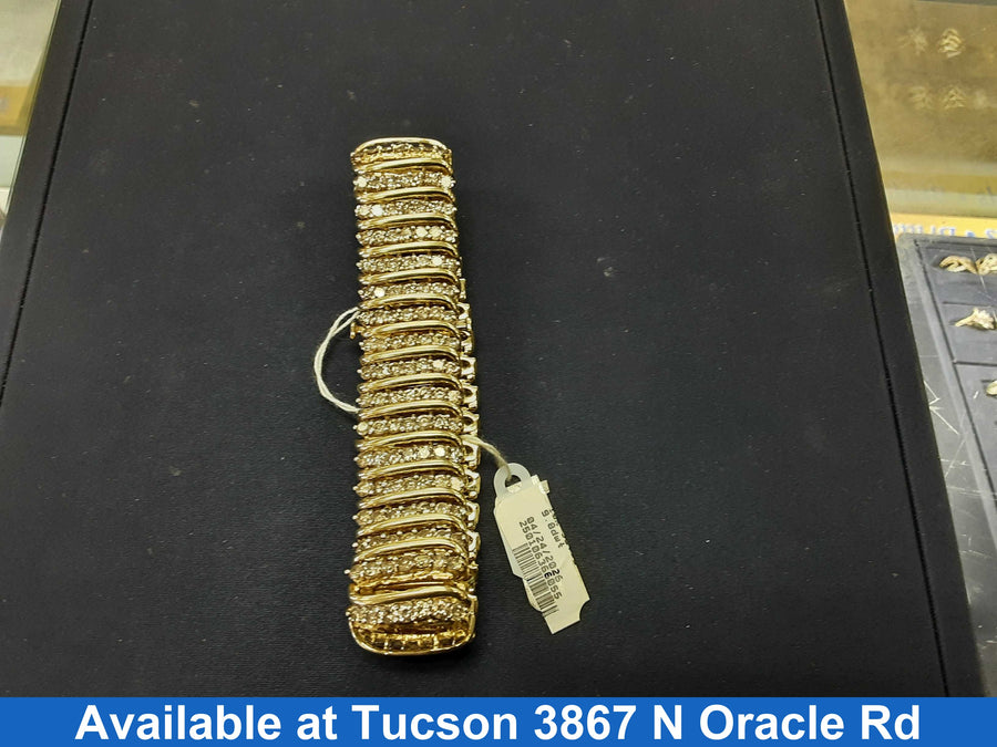 Tennis Bracelet - Yellow Gold 10k (.417) 56.1 grams 6 inch