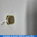 Men's Ring - Yellow Gold 10k (.417) 6 grams Size 10