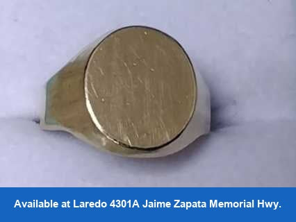Men's Ring - Yellow Gold 10k (.417) 4.1 grams Size 20
