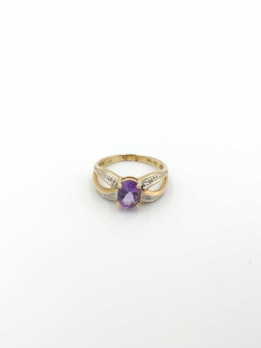 Women's Ring - Yellow Gold 10k (.417) 3.2 grams Size 8