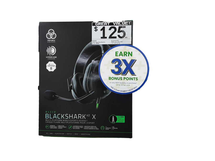 Razer Blackshark Black Gaming Headset