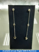 Earrings - White Gold 18k (.750) 4.2 grams