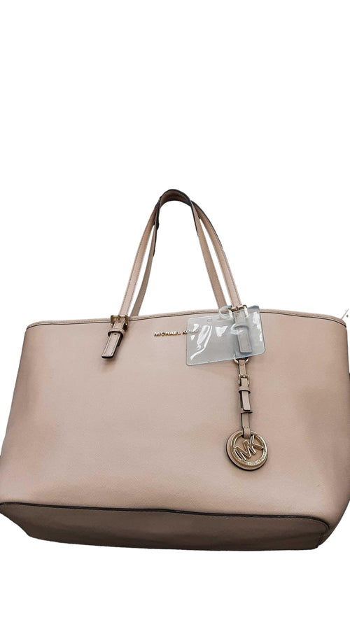 Michael Kors Ab-1908 Beige / Tan Purse / Handbag