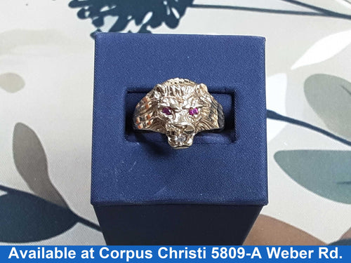Men's Ring - Yellow Gold 10k (.417) 3 grams Size 8