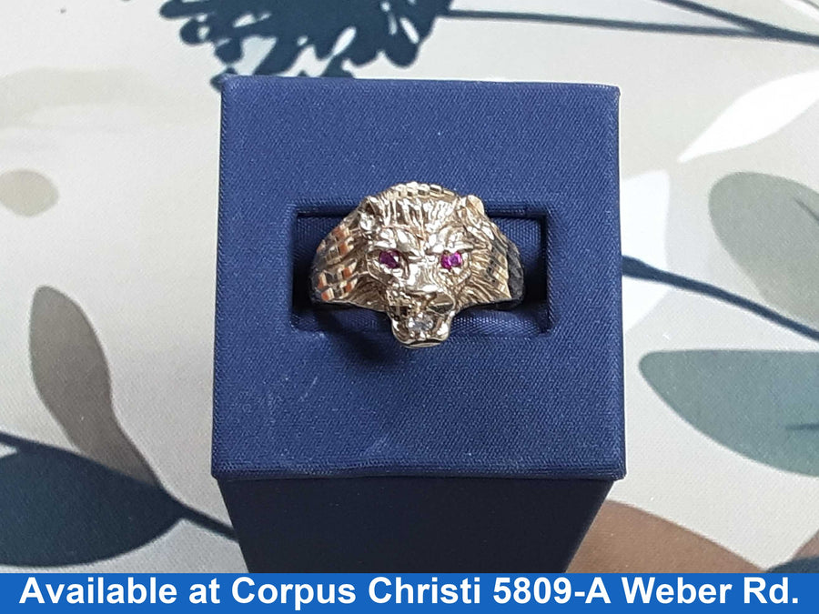 Men's Ring - Yellow Gold 10k (.417) 3 grams Size 8