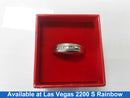 Ring - Wedding Band - White Gold 14k (.585) 8.8 grams Size 11