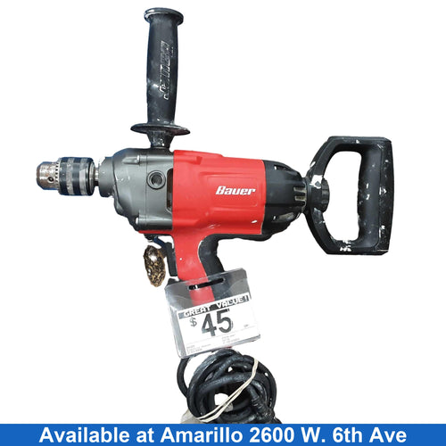 Bauer 37276-2441 Red Corded Hammer Drill