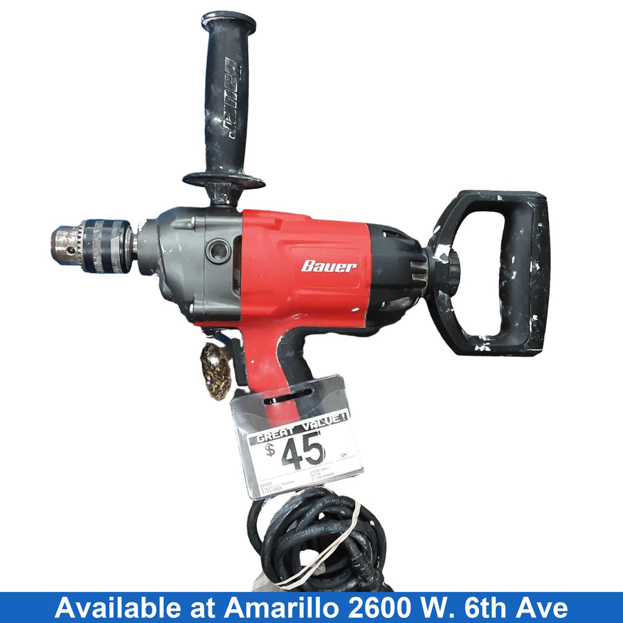 Bauer 37276-2441 Red Corded Hammer Drill