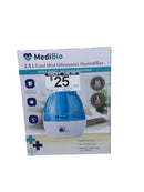 Medi Bio 2.5 L Cool Mist Ultrasonic Humidifer White Other Household Appliance