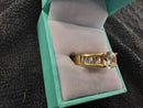 Women's Ring - Yellow Gold 14k (.585) 7.3 grams Size 8