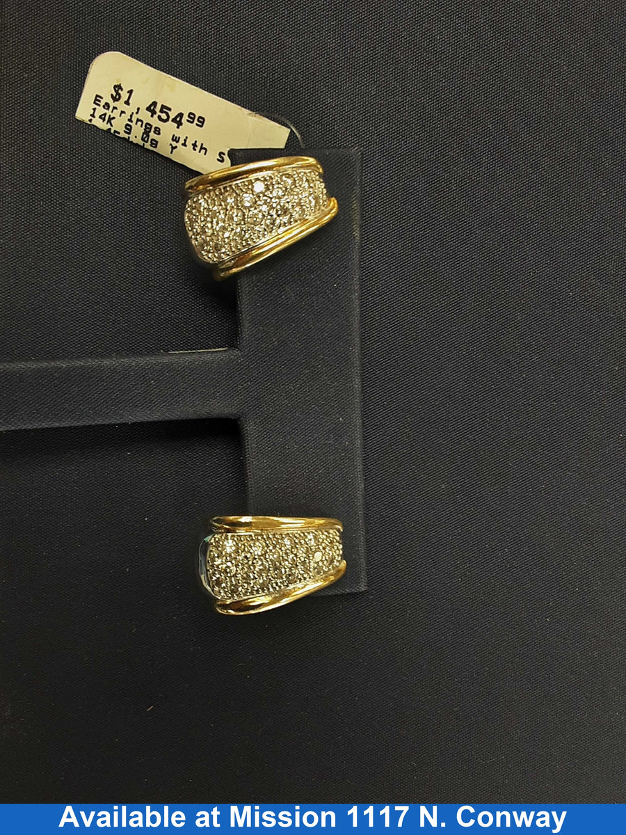 Earrings - Yellow Gold 14k (.585) 9 grams