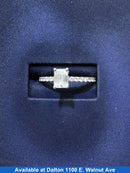 Ring - Engagement Set - White Gold 18k (.750) 2.3 grams Size 7.5