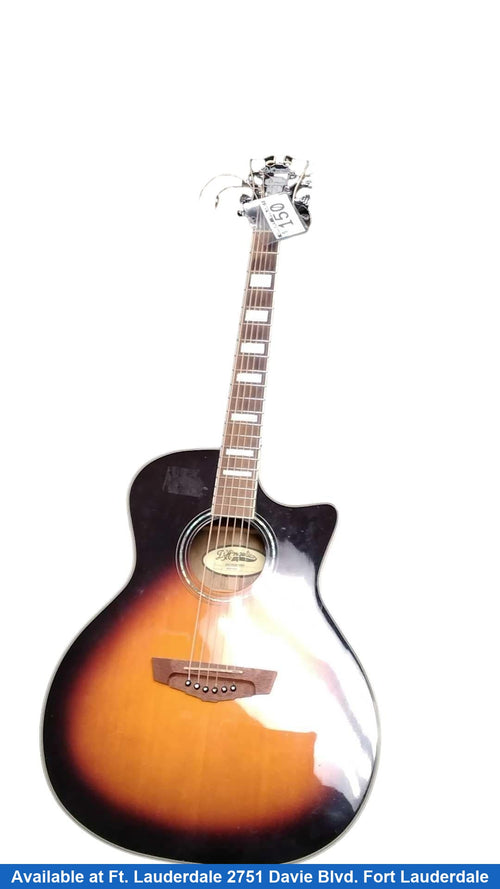 D'angelico Dapcsg200vsbcp Brown Acoustic / Electric Classic Guitar
