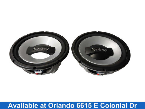 Infinity Speakers 1250w Gray Car Sub-Woofer