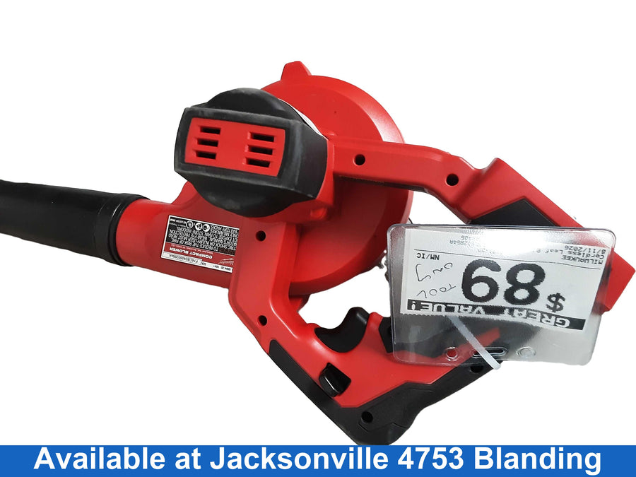 Milwaukee 0884-20 Red Cordless Leaf Blower