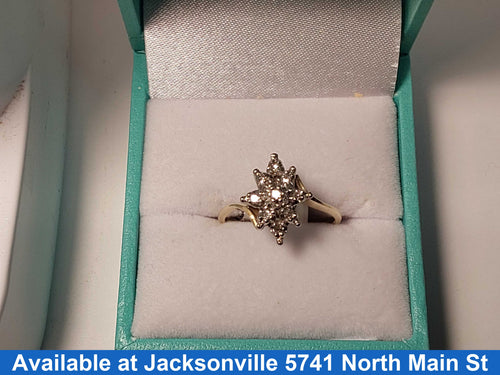 Women's Ring - Yellow Gold 10k (.417) 2.3 grams Size 7