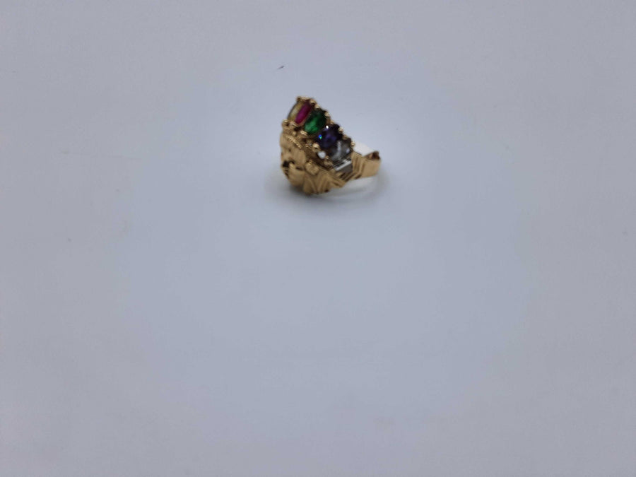 Men's Ring - Yellow Gold 14k (.585) 8.3 grams Size 11.5