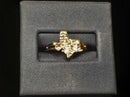 Women's Ring - Yellow Gold 10k (.417) 1.9 grams Size 7.5