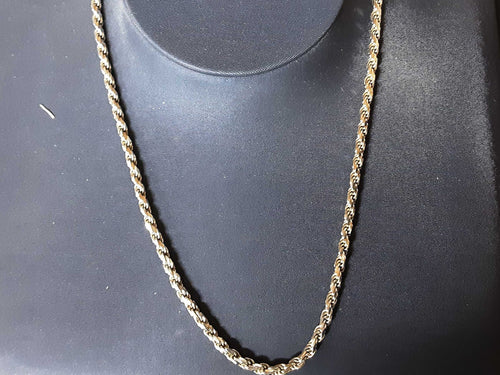 Rope Chain - Silver 17.6 grams 25 inch