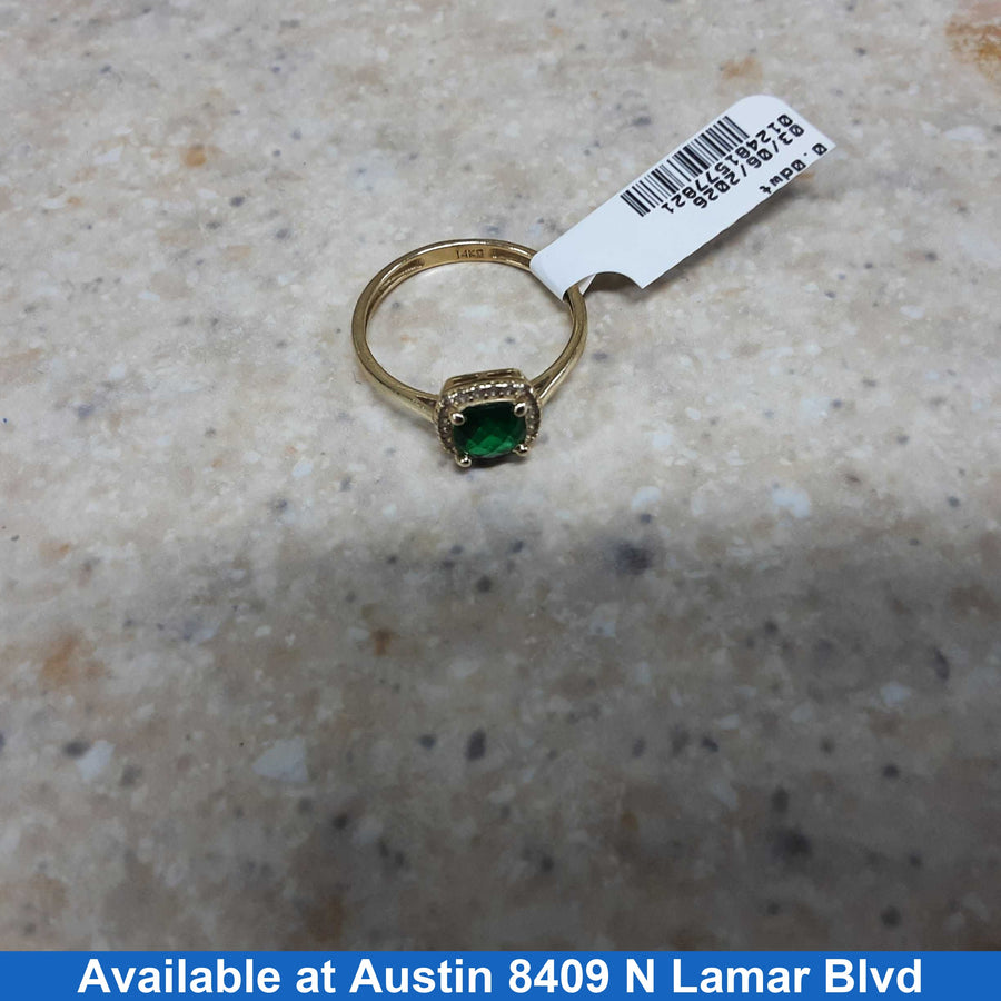 Women's Ring - Yellow Gold 14k (.585) 2 grams Size 8