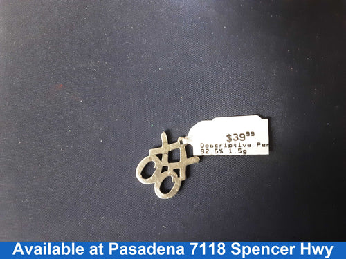 Pendant - Silver 1.5 grams